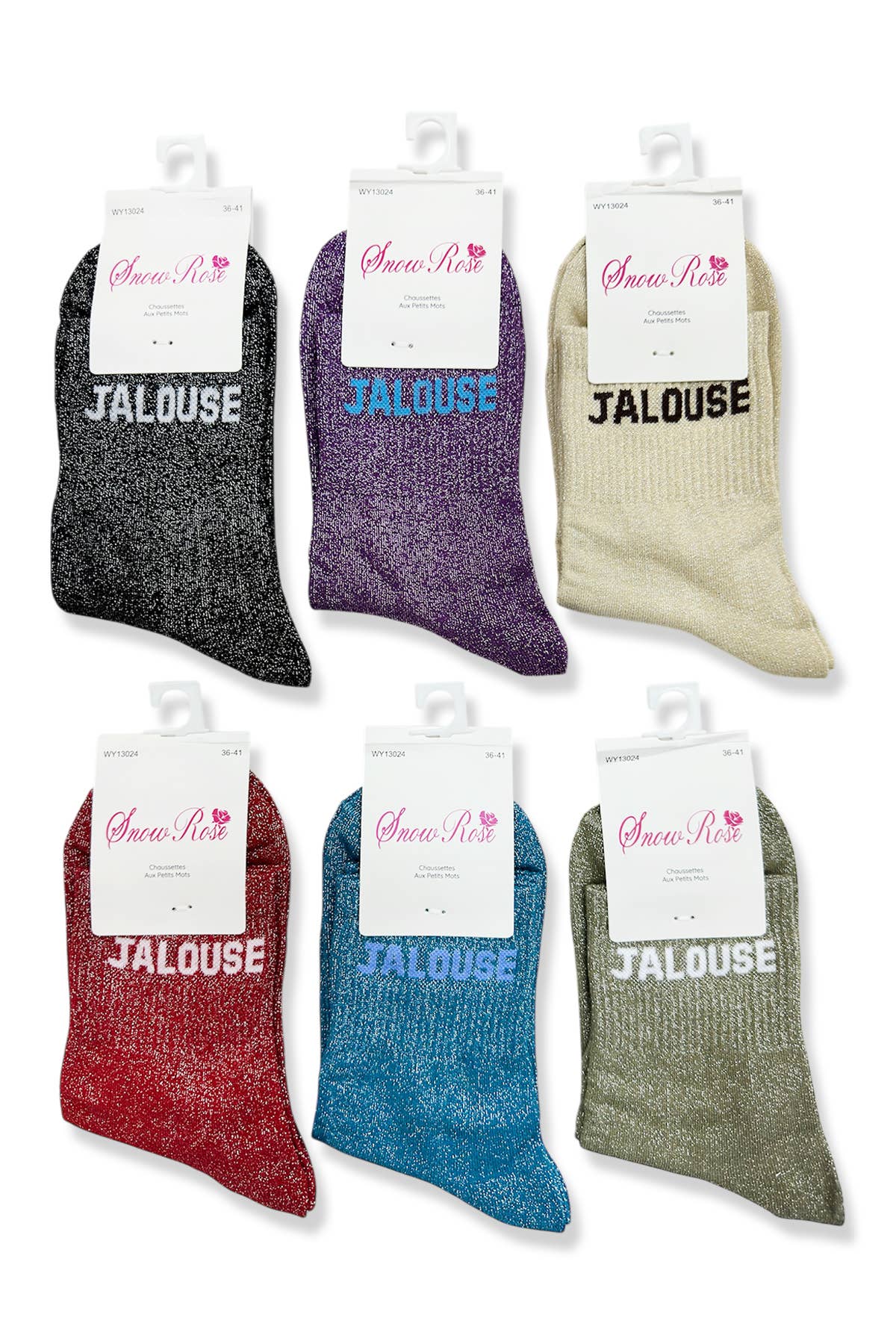 Chaussettes a Paillettes: Jalouse / 36 - 41 - Your Jewelry's Dream