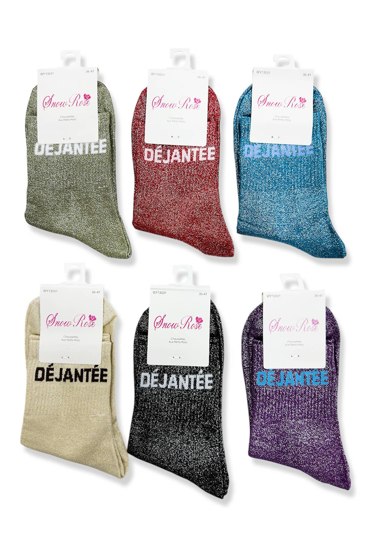 Chaussettes Paillettes: Déjantée / 36 - 41 - Your Jewelry's Dream
