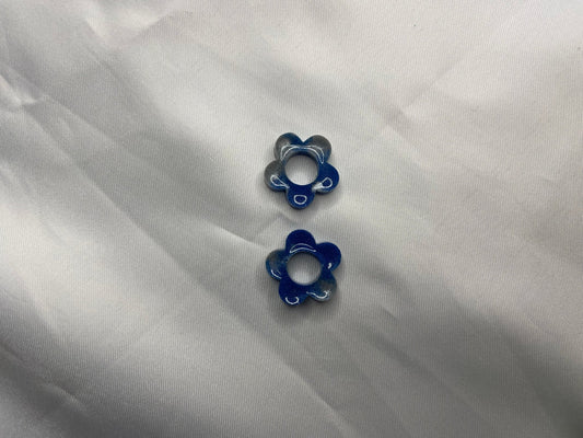 Pampille bleu - argenté - Your Jewelry's Dream